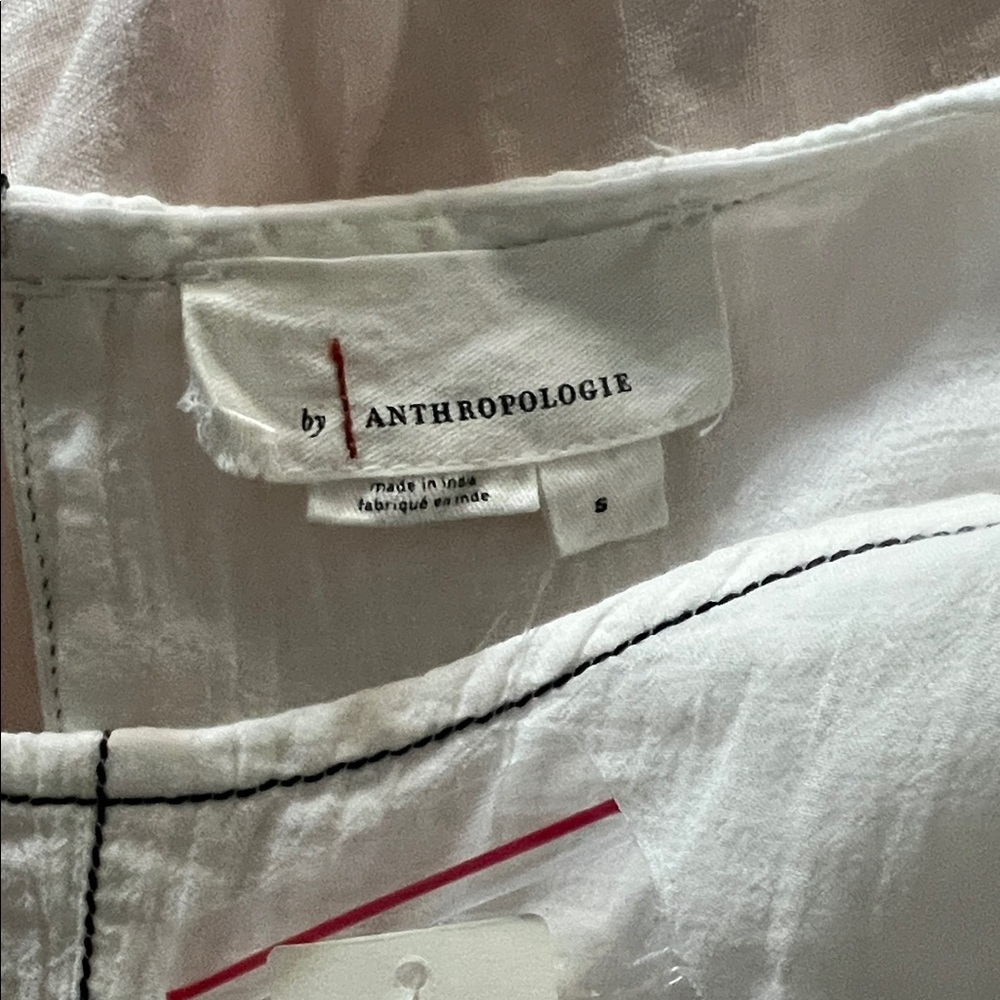 Anthropologie Cream Blouse - Picture 4 of 12